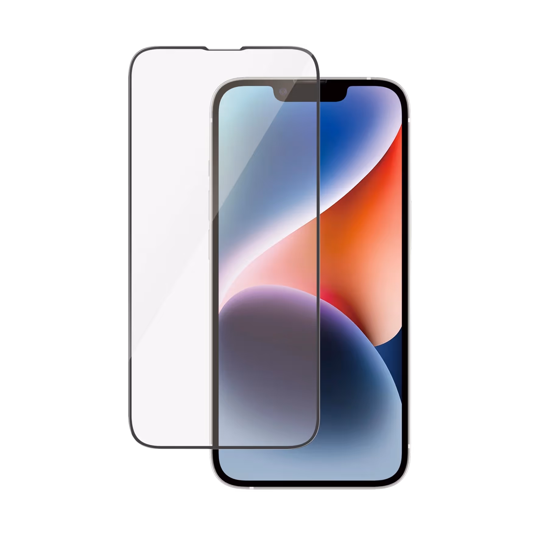 Matte screen protector package and demonstration